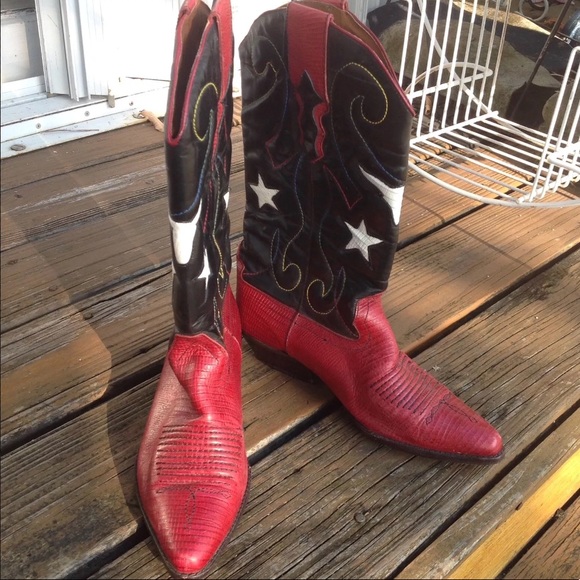 nine west cowboy western boots